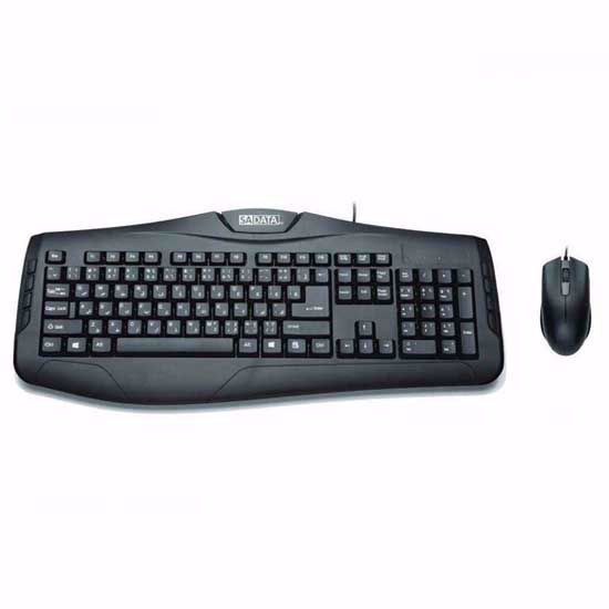 کیبورد و ماوس سادیتا مدل SKM-1655 با حروف فارسی